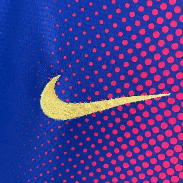 2012-2013 Long Sleeve Barcelona Jersey retro kit - Image 8