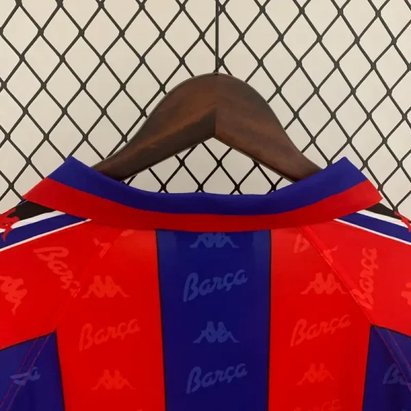 1996-1997 Barcelona Long Sleeve Jersey retro kit - Image 7