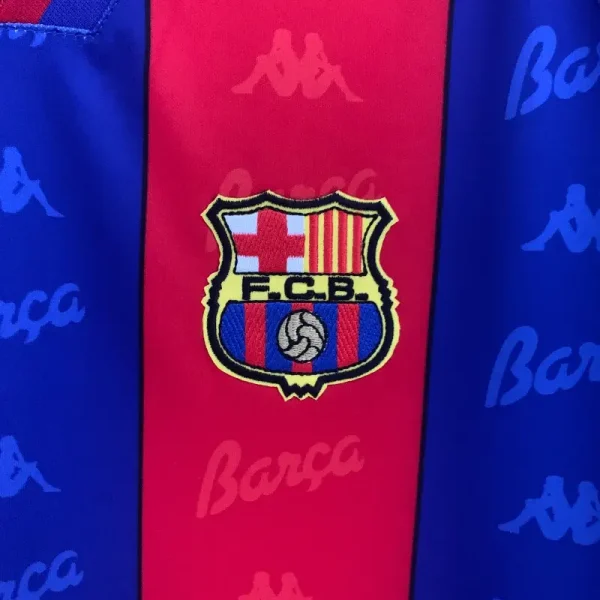 1996-1997 Barcelona Long Sleeve Jersey retro kit - Image 3