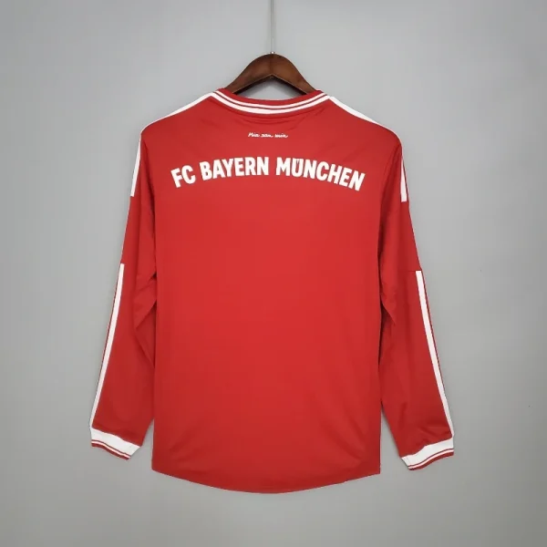 2013-2014 Long Sleeve Bayern Munich League retro kit - Image 8