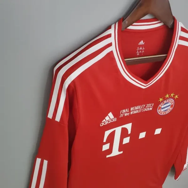 2013-2014 Long Sleeve Bayern Munich League retro kit - Image 2