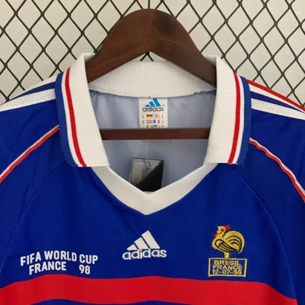 1998 Long Sleeve France Jersey retro kit - Image 5