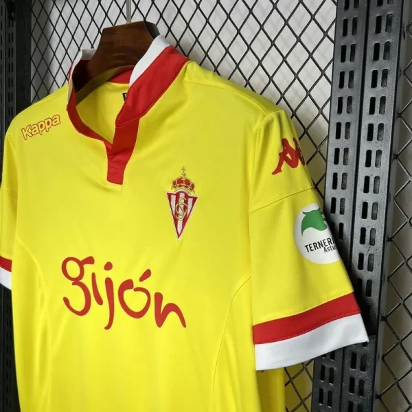 2015-2016 Sporting de Gijon Jersey retro kit - Image 6