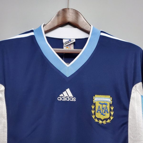 1998 Argentina Away Retro Kit - Image 3