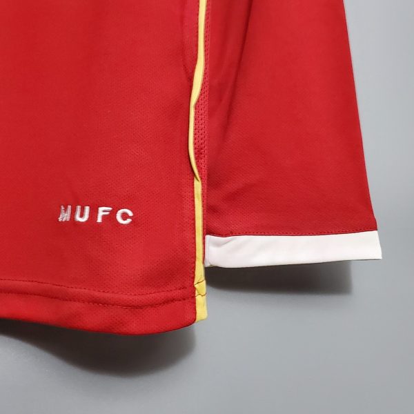 2006-2007 Man United Home kit- Long Sleeve - Image 6