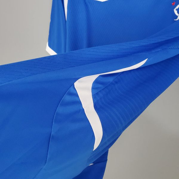2008-2009 Rangers Home retro shirt - Image 4