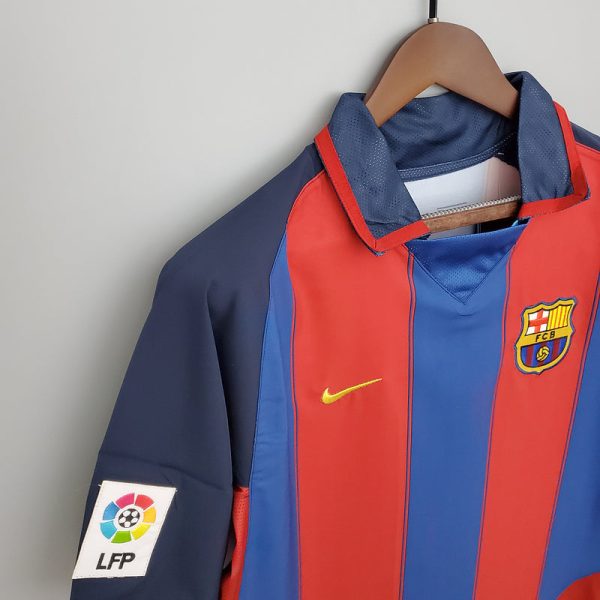 2003-2004 Barcelona Home retro shirt - Image 3