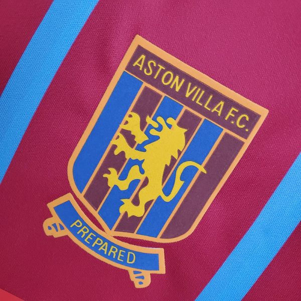1993-1995 Aston Villa home retro shirt - Image 7