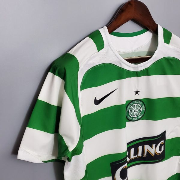 2005-2006 Glasgow Celtic Home retro kit - Image 2