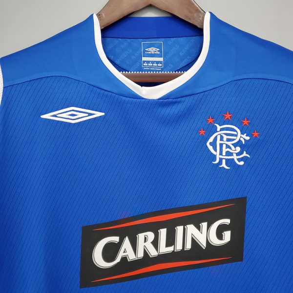 2008-2009 Rangers Home retro shirt - Image 6