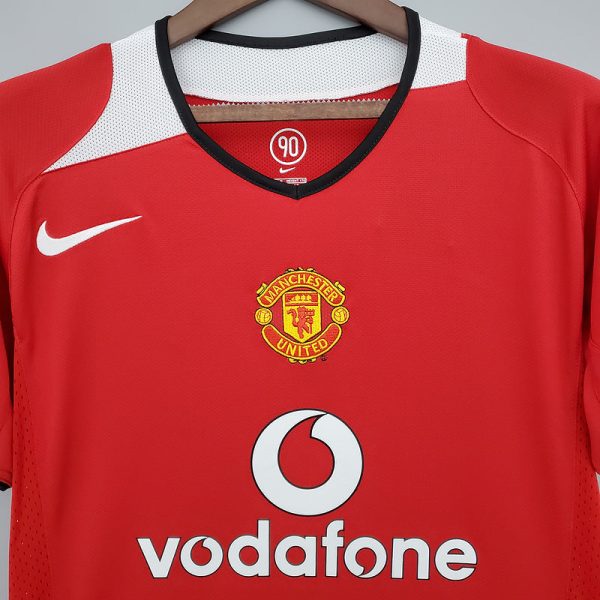 2004-2006 Man United Home kit - Image 5