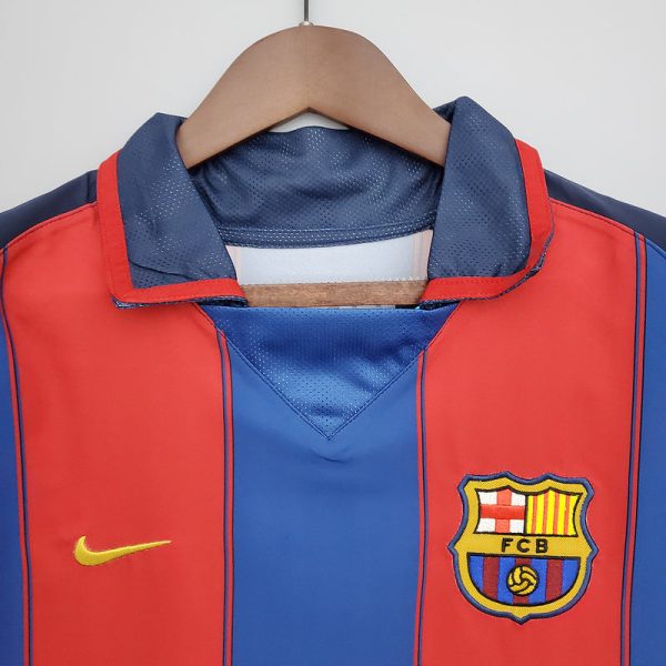 2003-2004 Barcelona Home retro shirt - Image 9