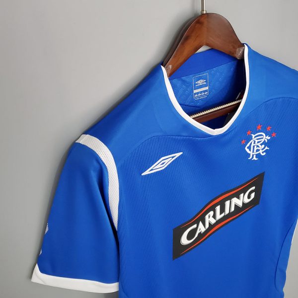 2008-2009 Rangers Home retro shirt - Image 3