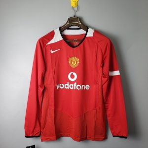 2005 Man United Home kit long sleeve