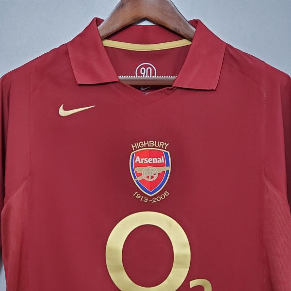 2005-2006 Arsenal Home Retro kit - Image 3