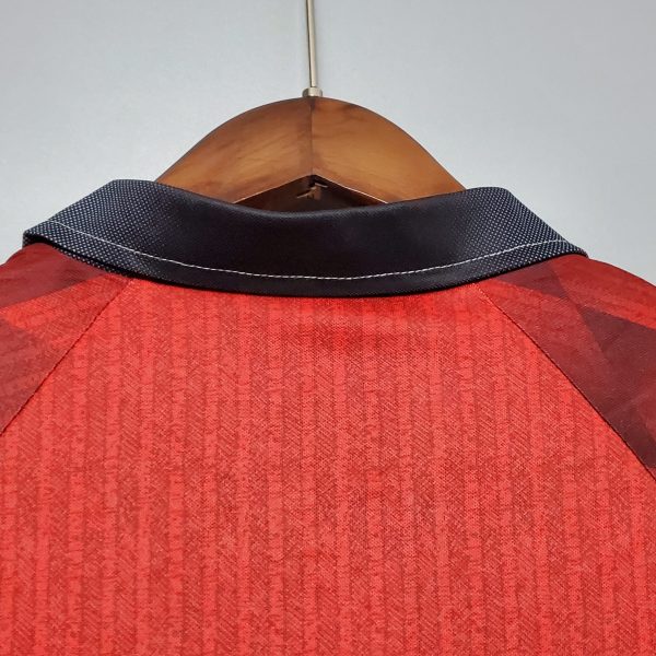 1996-1997 Man United home retro kit long sleeve - Image 4