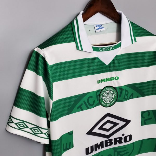 1998-1999 Glasgow Celtic Home retro kit - Image 3