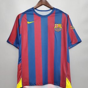 2005-2006 Barcelona home retro kit