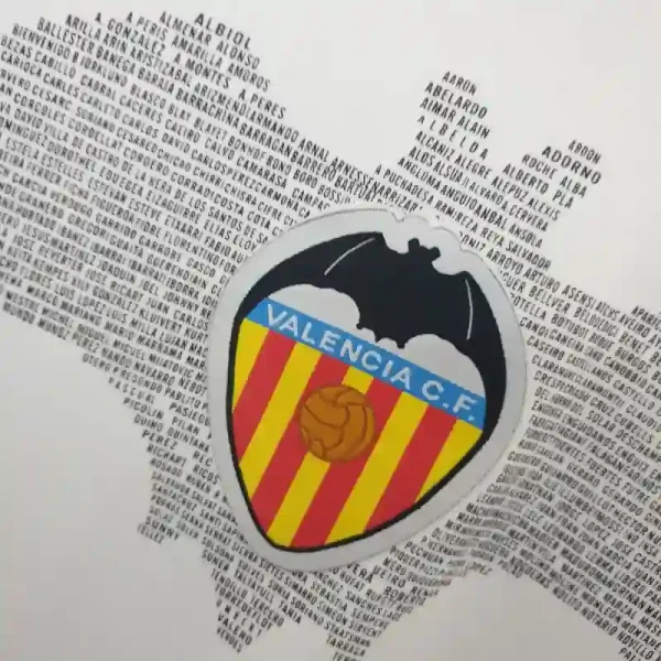 2009-2010 Valencia Jersey retro kit - Image 3